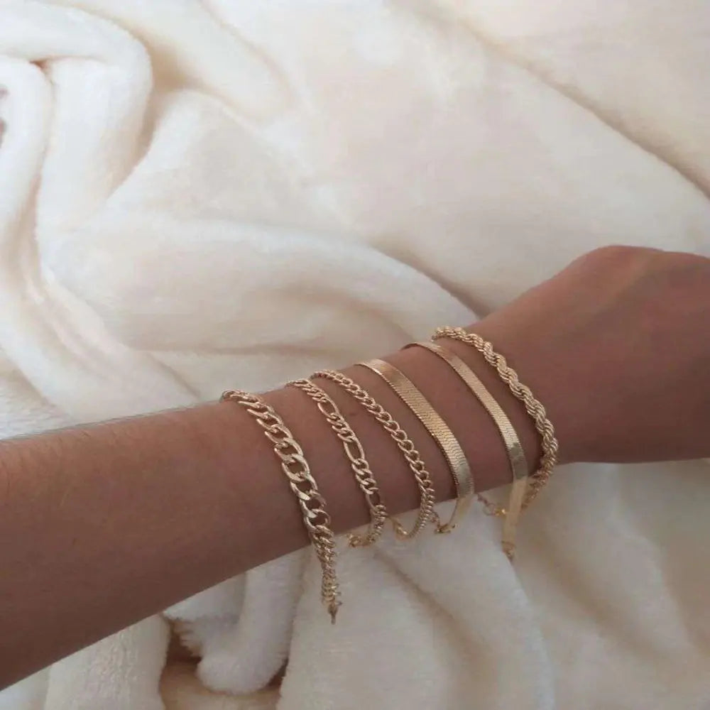 Multi-layered Metal Bracelet