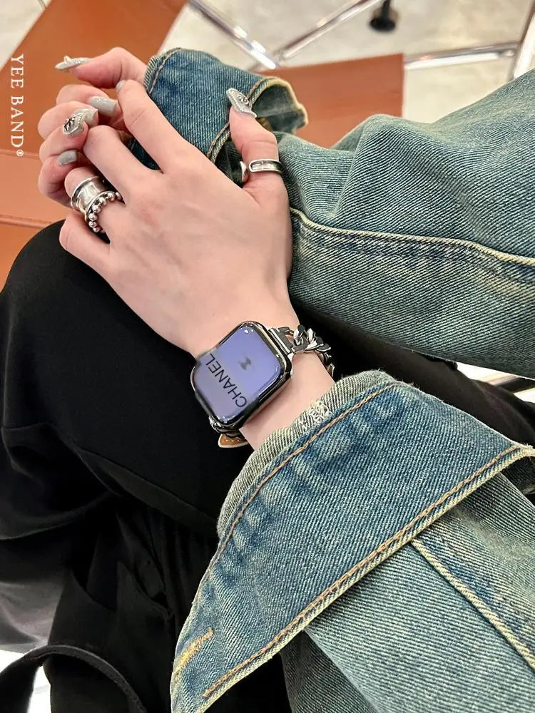 Link Leather Strap-