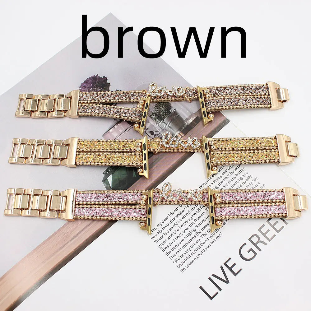 Smart Letters Leather Strap