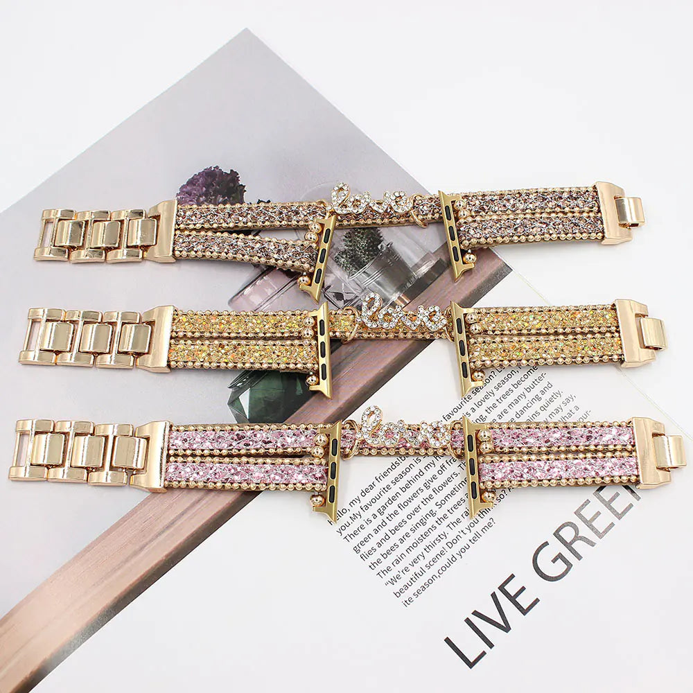 Smart Letters Leather Strap