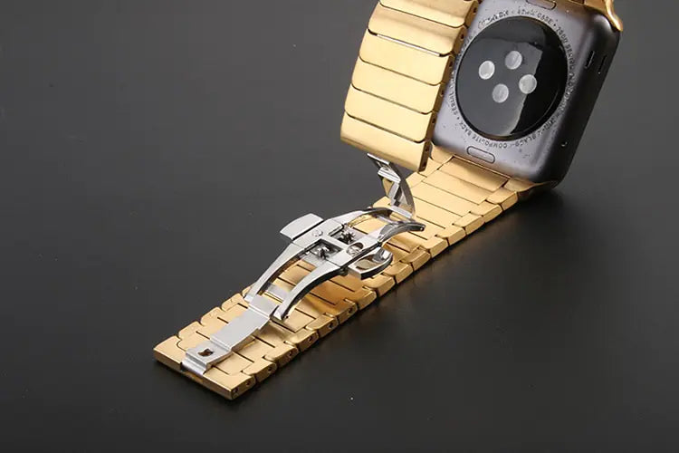 Butterfly Clasp Stainless Steel Strap