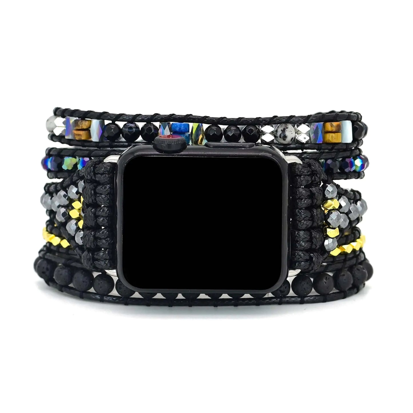 Black Retro Woven Band