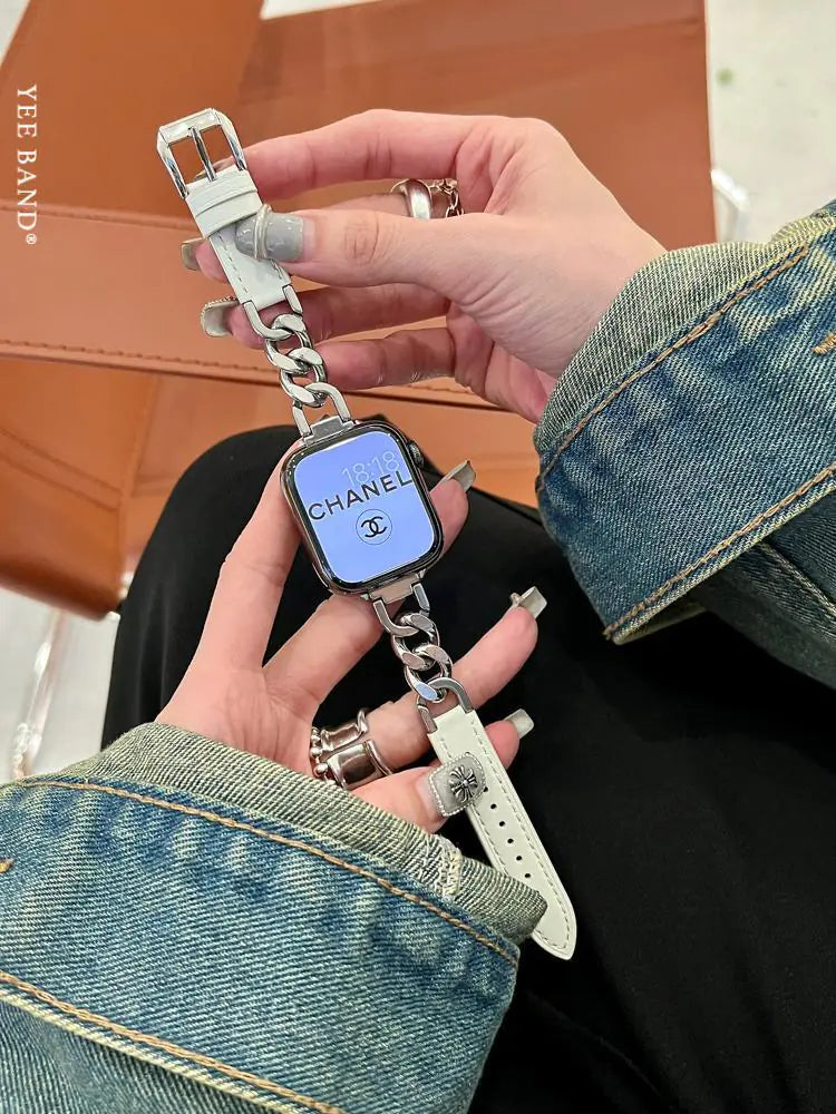 Link Leather Strap-