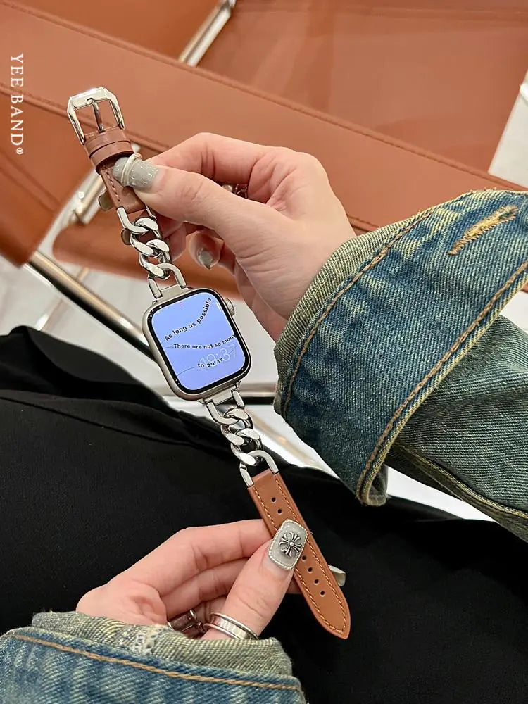 Link Leather Strap-