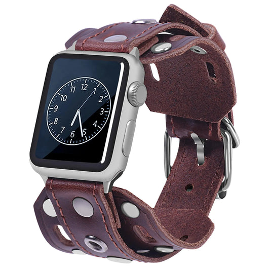 Wide Leather Cuff Compatible Band