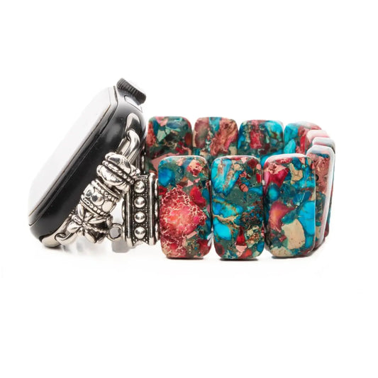 Natural Stone Imperial Jasper Bracelet