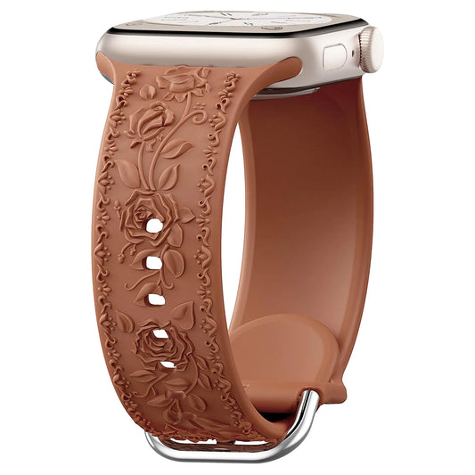 Floral Engraved Band