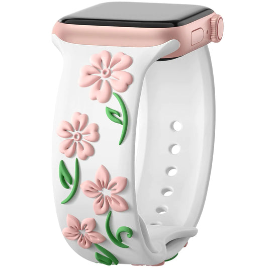Floral Engraved Band