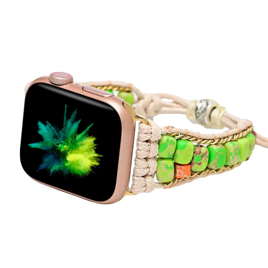 Handmade Boho Stone Watch Bracelet